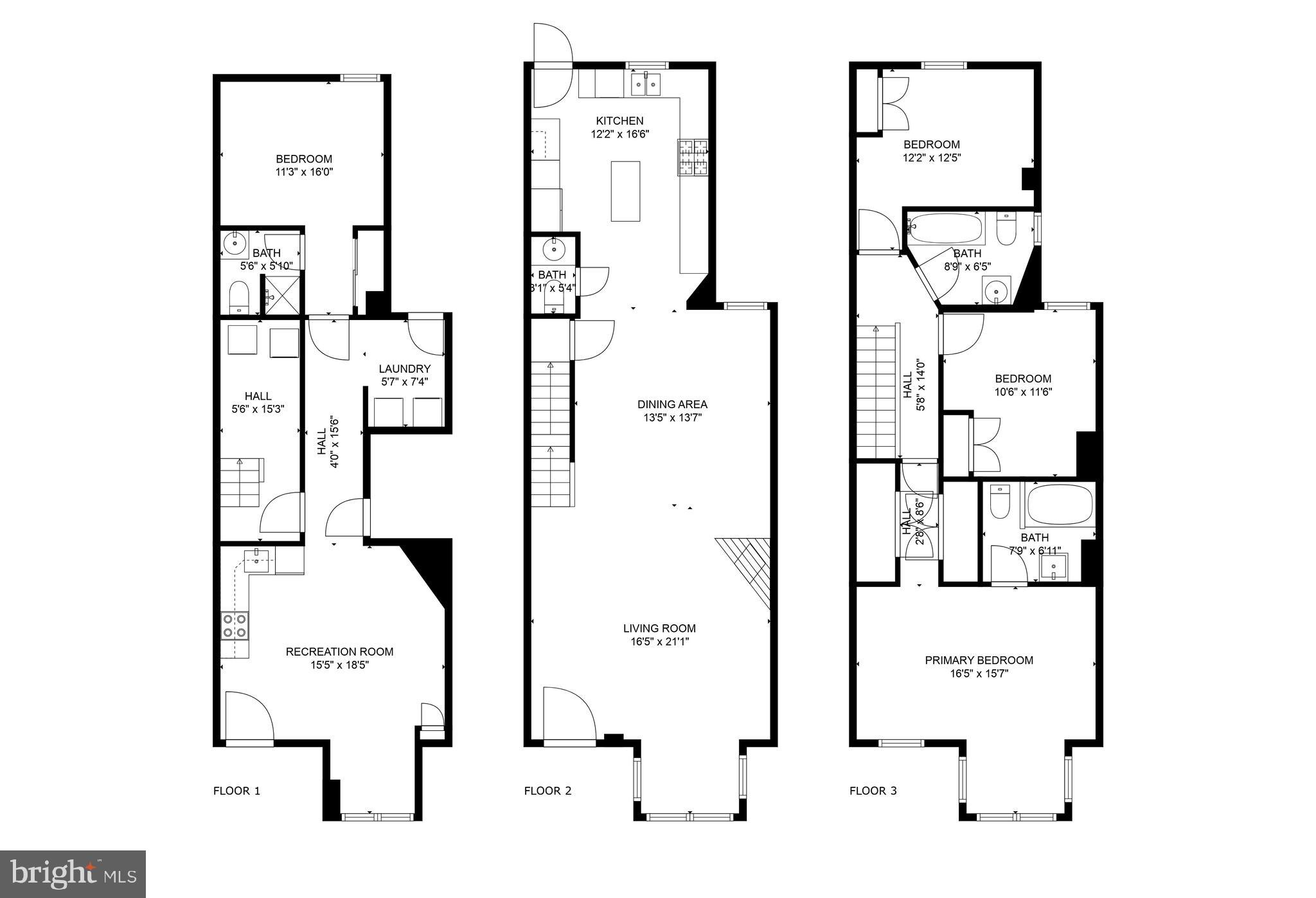 151 Thomas Street Northwest Washington, DC 20001 - Photo 38 of 40 a picture of a bathroom with a double vanity sink