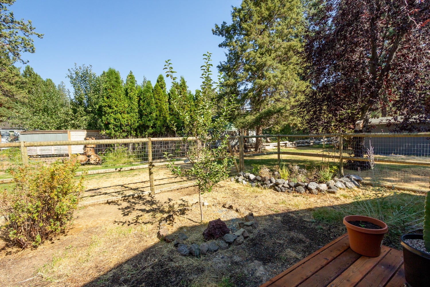 20388 Rae Road Bend, OR 97702 - Photo 9 of 30 Backyard inside fenced area