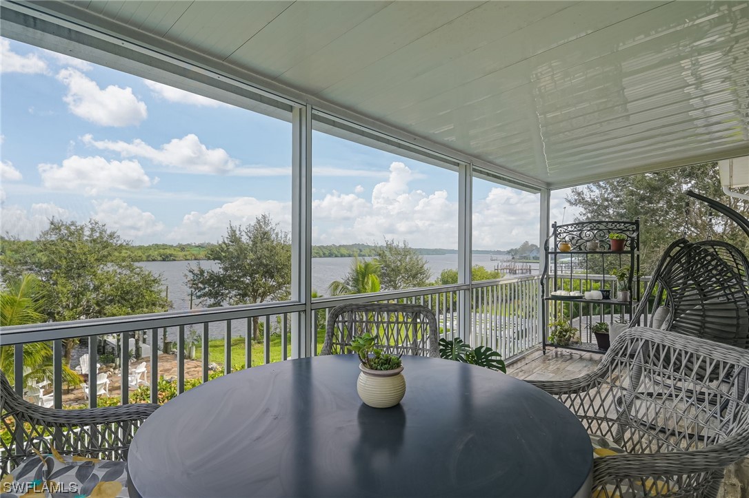 12614 River Road Fort Myers, FL 33905 - Photo 16 of 50 a view of roof deck with a potted plant