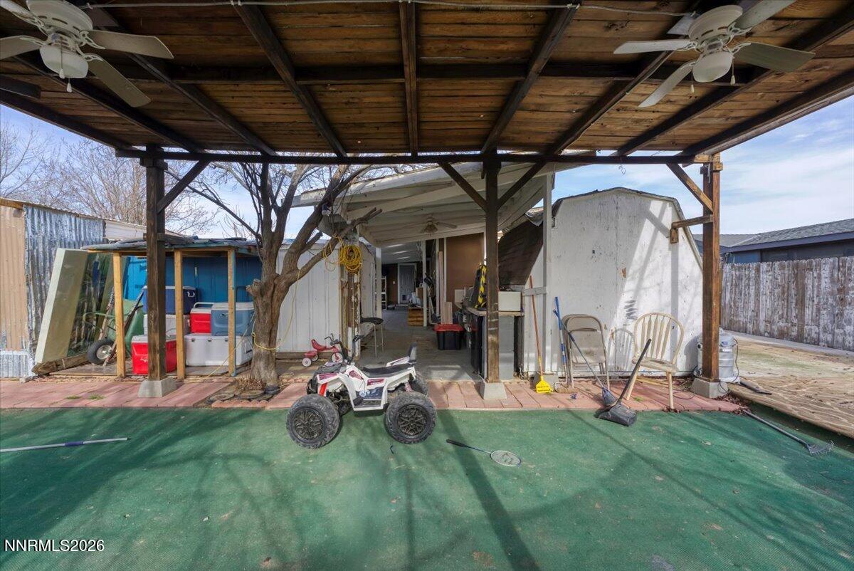 985 Villa Way Fernley, NV 89408 - Photo 26 of 37 a view of a room with gym equipment