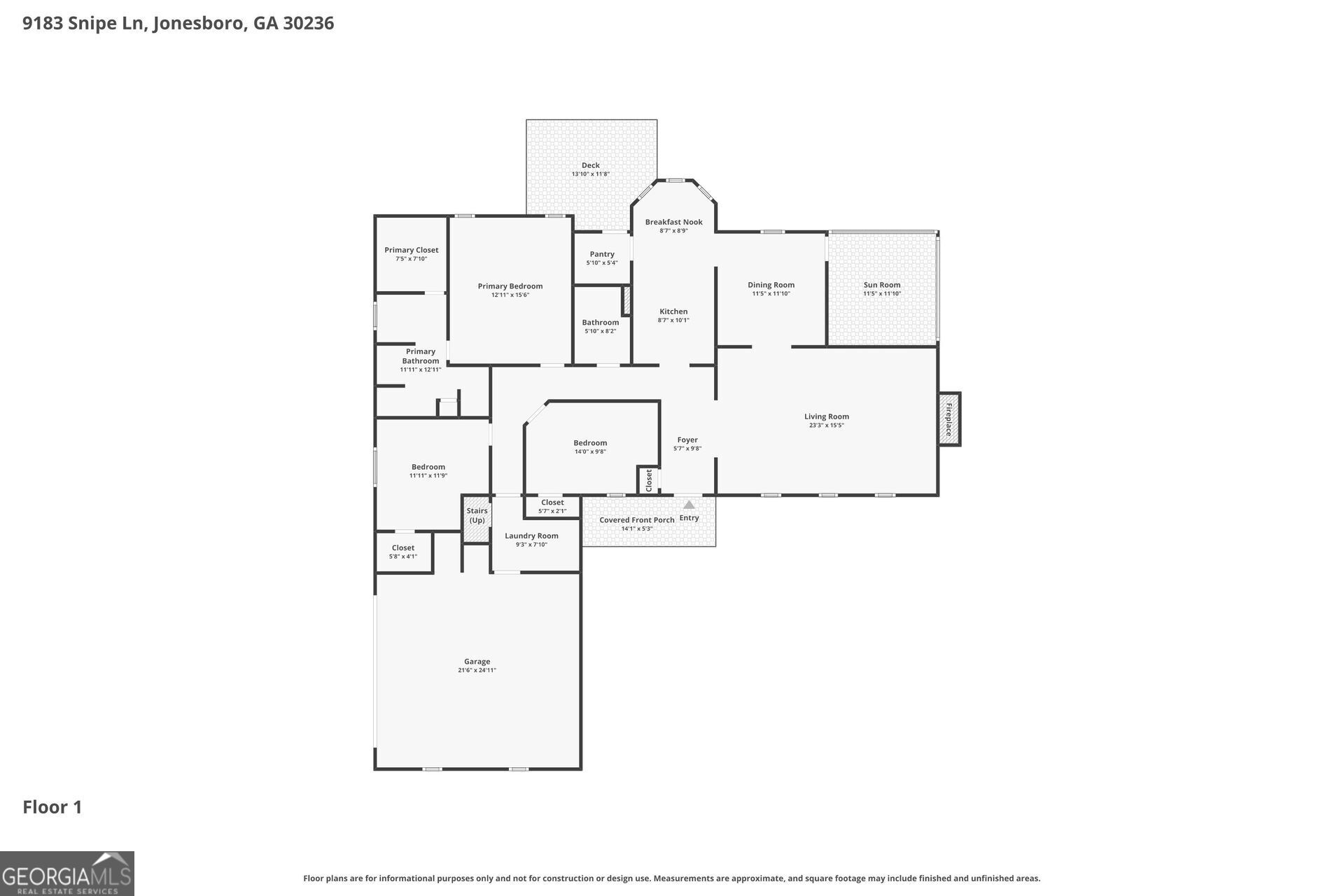 9183 Snipe Lane Jonesboro, GA 30236 - Photo 2 of 22 a picture of a floor plan