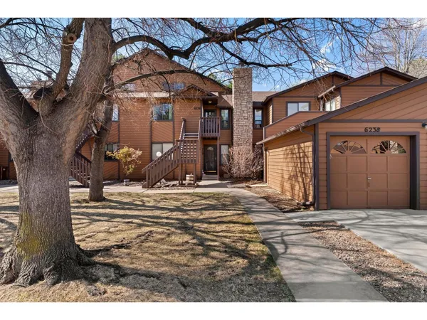 a view of a house with a outdoor space