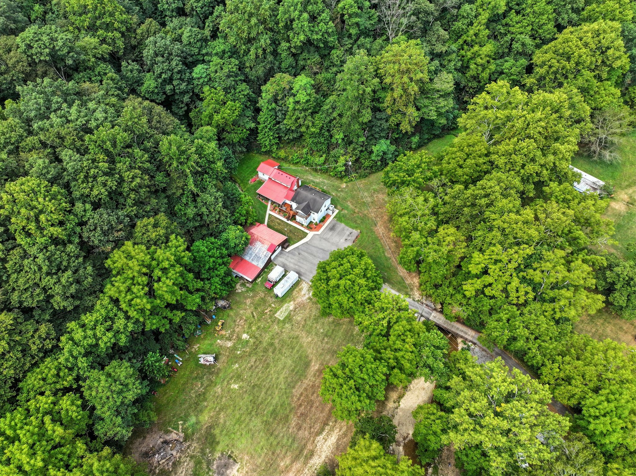 3119 Tyree Springs Road Hendersonville, TN 37075 - Photo 50 of 61 an aerial view of a house with a yard