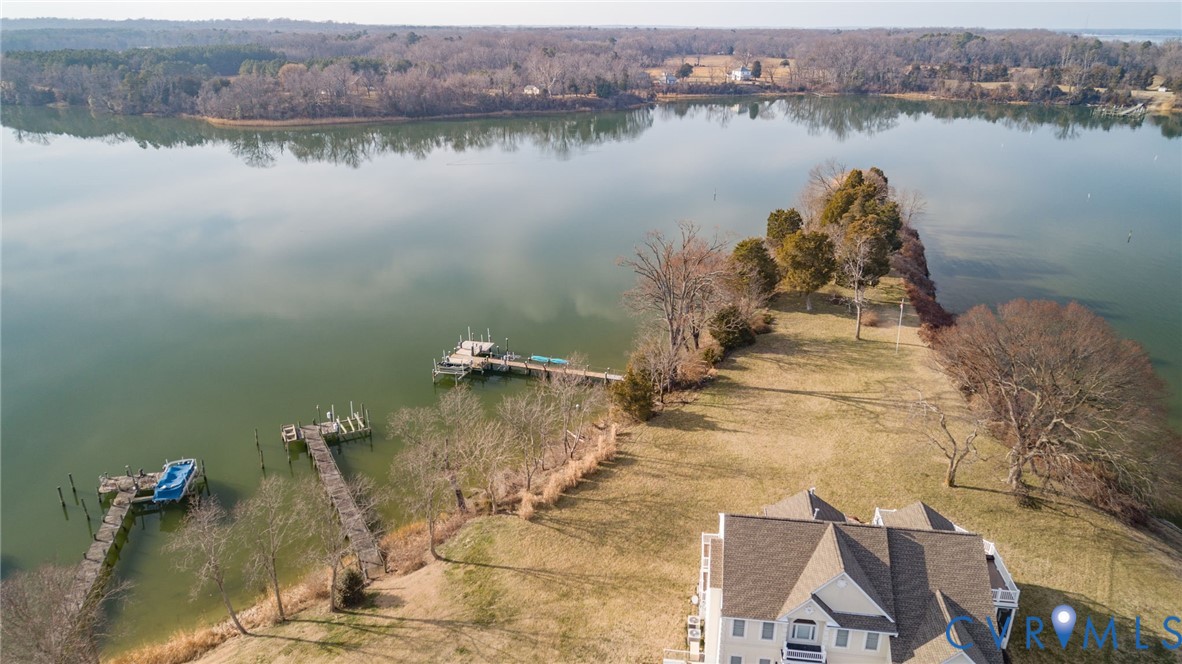 175 Shellfield Lane Colonial Beach, VA 22443 - Photo 98 of 100 Aerial view of a nearby body of water