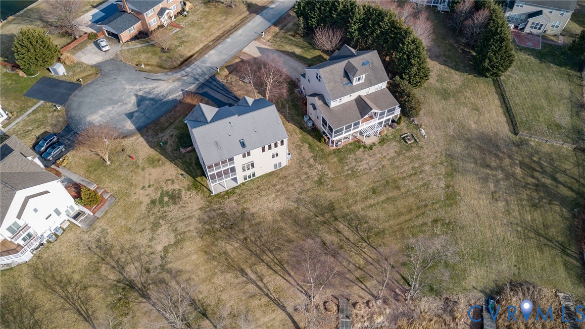 175 Shellfield Lane Colonial Beach, VA 22443 - Photo 100 of 100 an aerial view of residential house with parking space