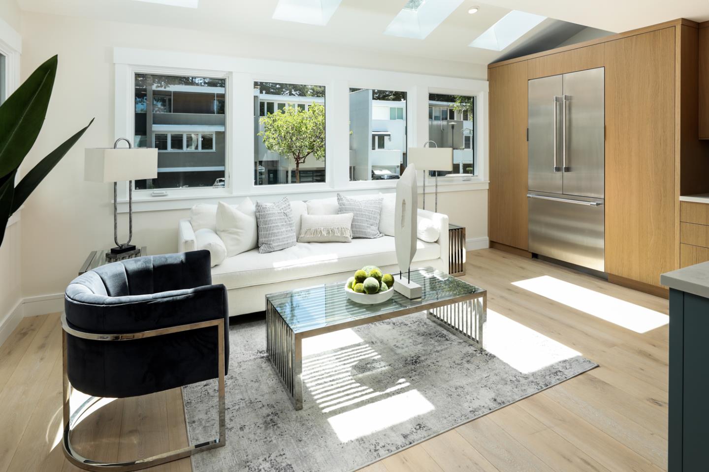 161 Stone Pine Lane Menlo Park, CA 94025 - Photo 11 of 26 a living room with furniture and a rug