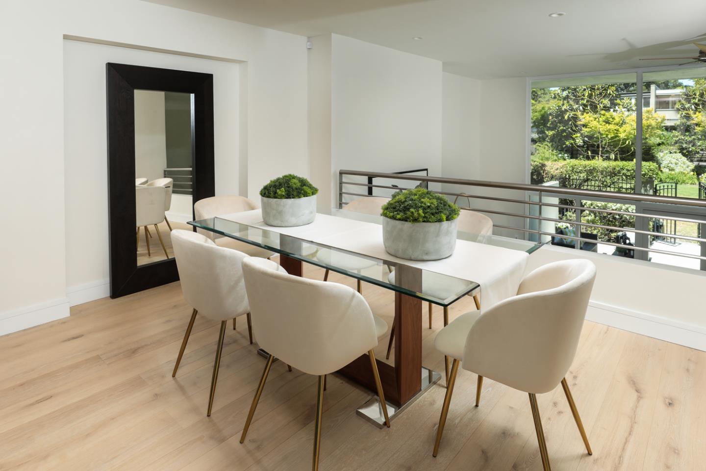 161 Stone Pine Lane Menlo Park, CA 94025 - Photo 7 of 26 a dining room with furniture and wooden floor