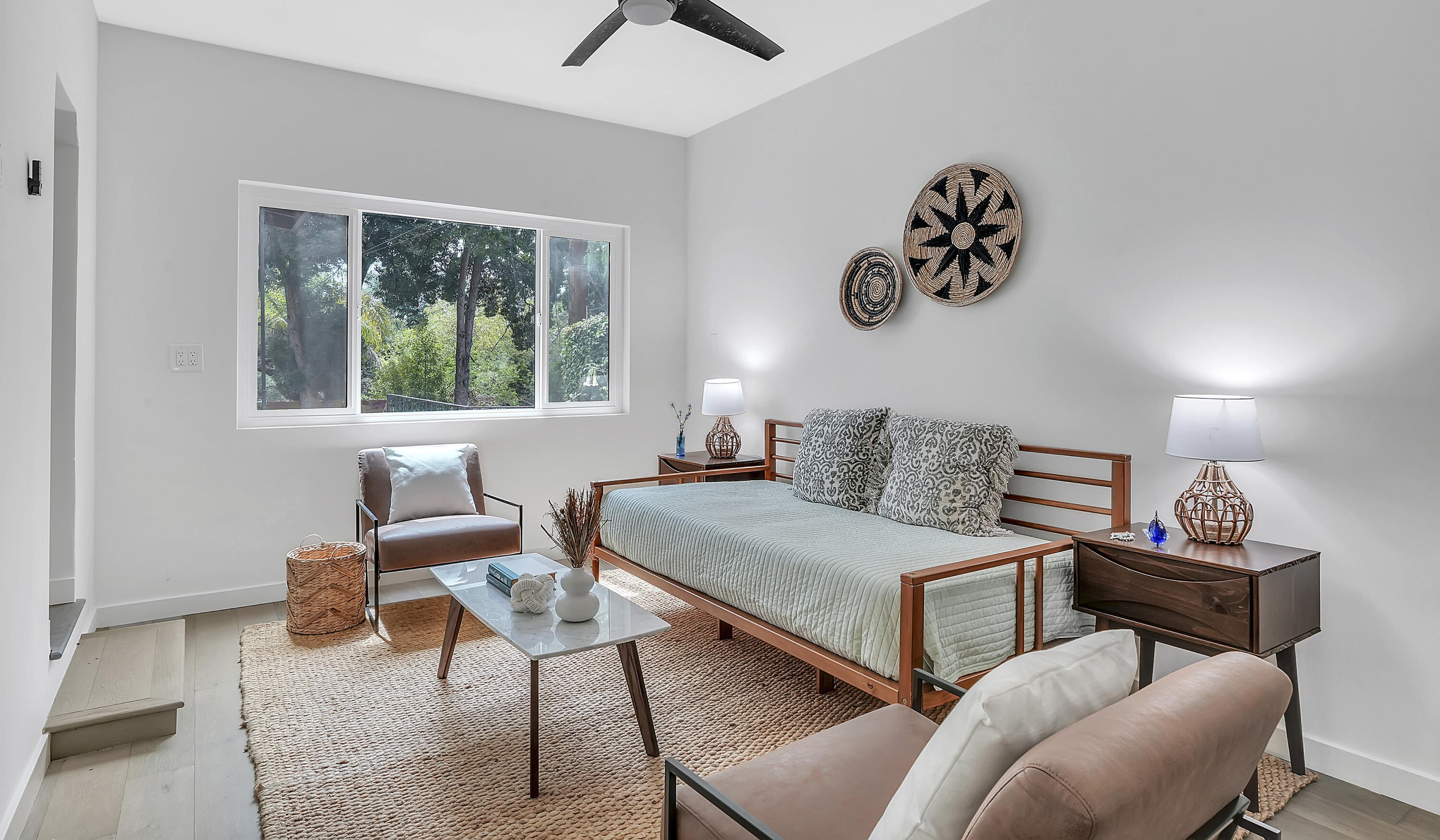 1708 Castillo Street Santa Barbara, CA 93101 - Photo 11 of 19 a bedroom with a bed and a window