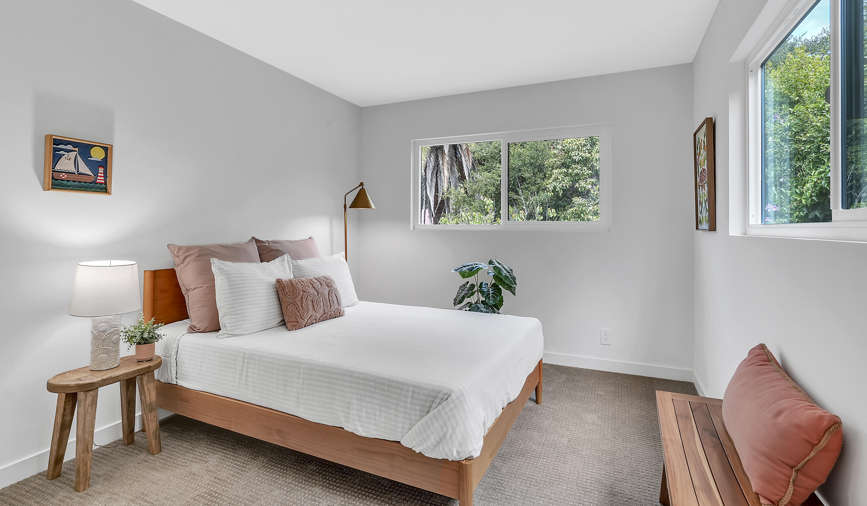 1708 Castillo Street Santa Barbara, CA 93101 - Photo 13 of 19 a bedroom with bed and a window