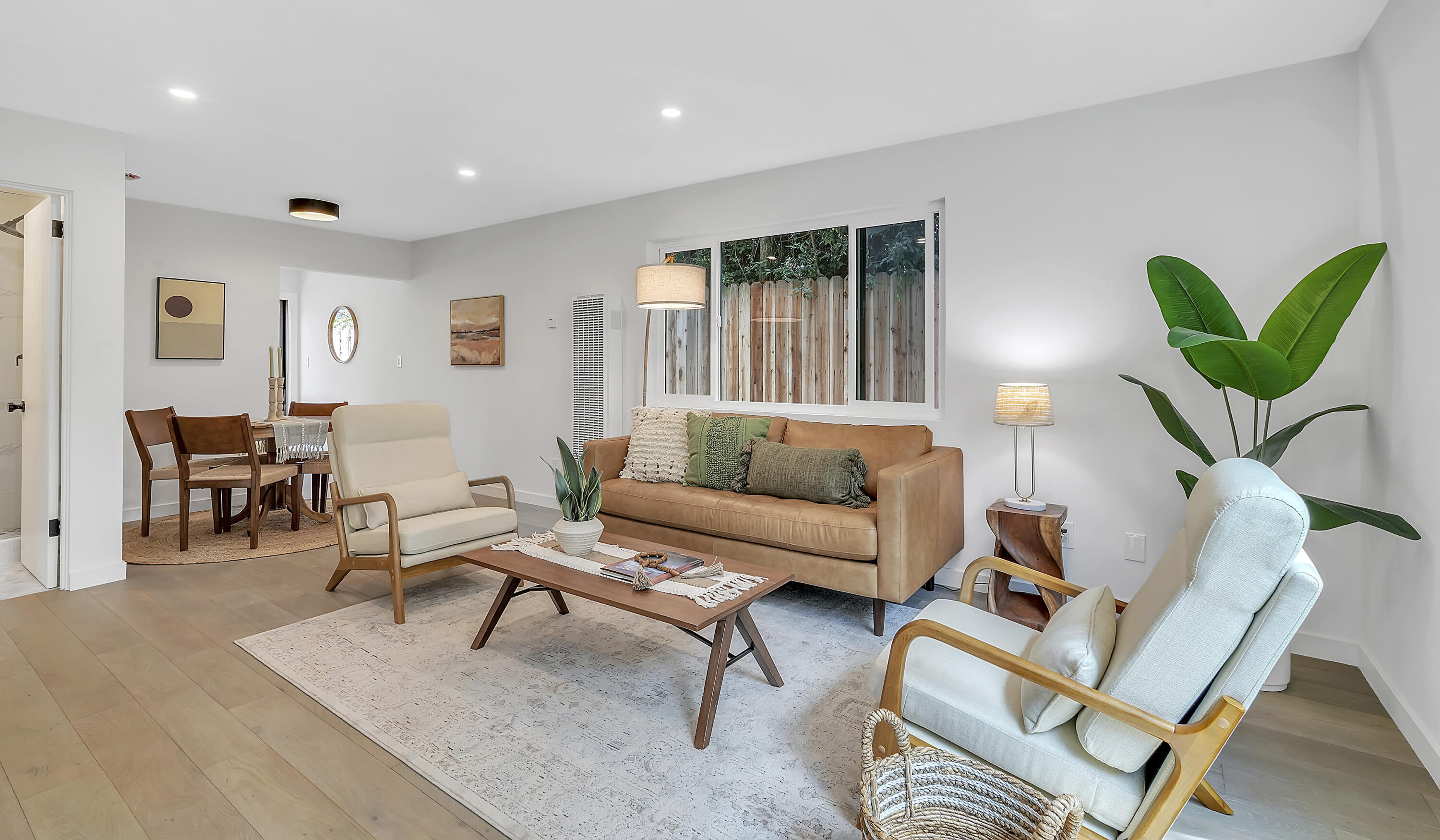 1708 Castillo Street Santa Barbara, CA 93101 - Photo 2 of 19 a living room with furniture and a wooden floor