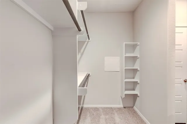 a bathroom with a double vanity sink a mirror and a shower