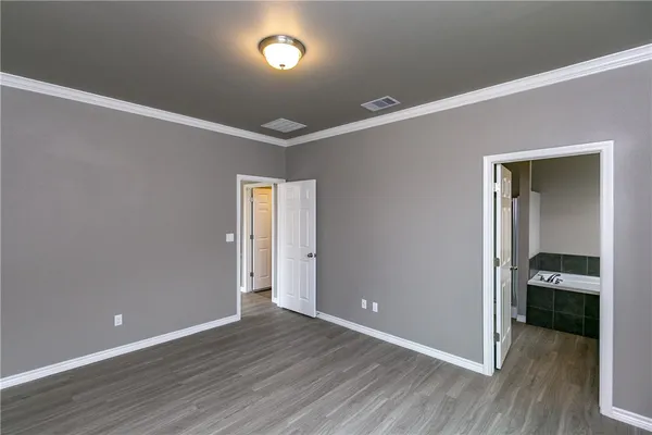 wooden floor in an empty room