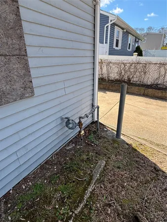 a backyard of a house