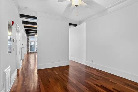 wooden floor in an empty room