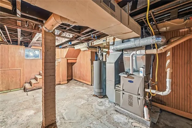 a view of a storage room