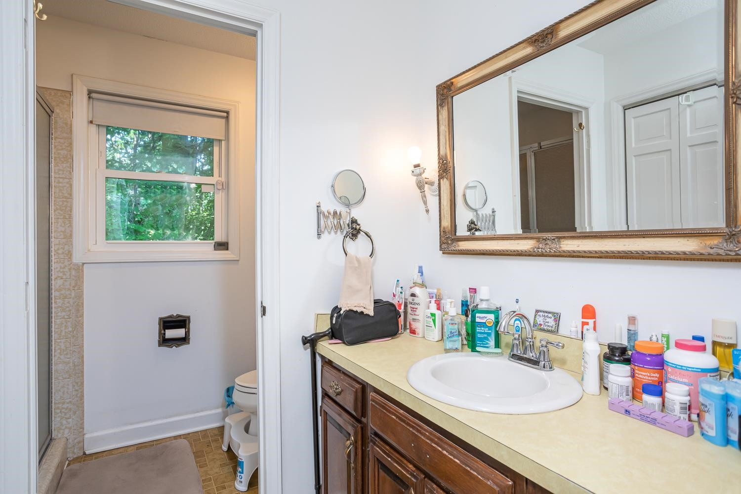 14401 Possum Track Road Raleigh, NC 27614 - Photo 12 of 30 Large vanity & separate area with tile shower! Master Bathroom