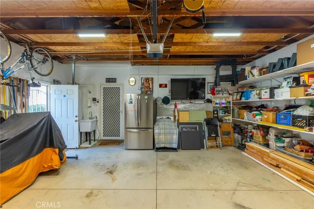 a view of storage and utility room