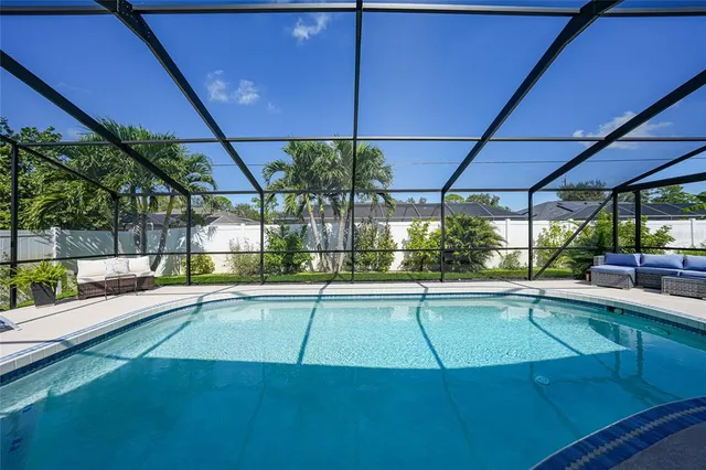 a view of a swimming pool