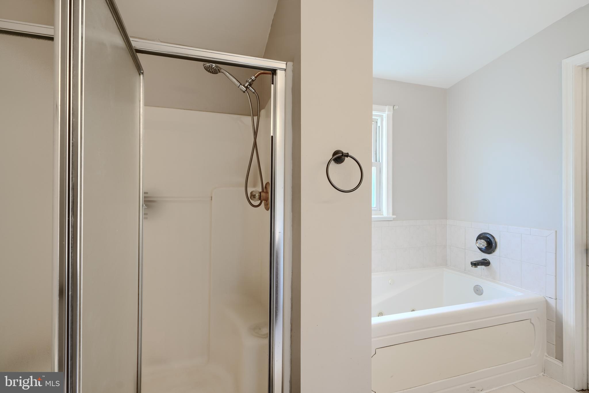 5221 Trumps Mill Road Baltimore, MD 21206 - Photo 33 of 53 a bathroom with a shower a bath tub and a shower