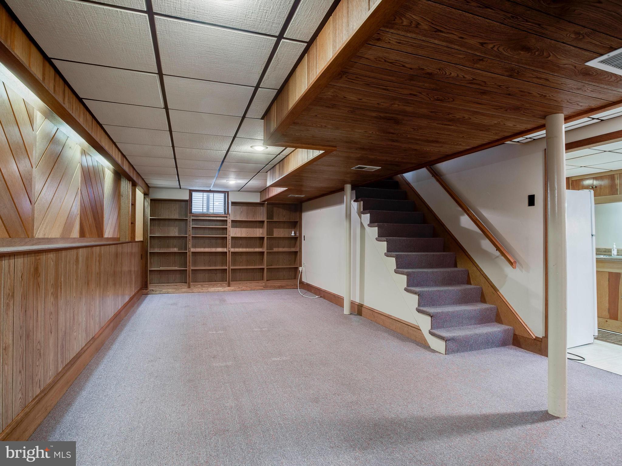 602 Woodside Road Baltimore, MD 21208 - Photo 24 of 30 Basement w/ Built-In Shelving