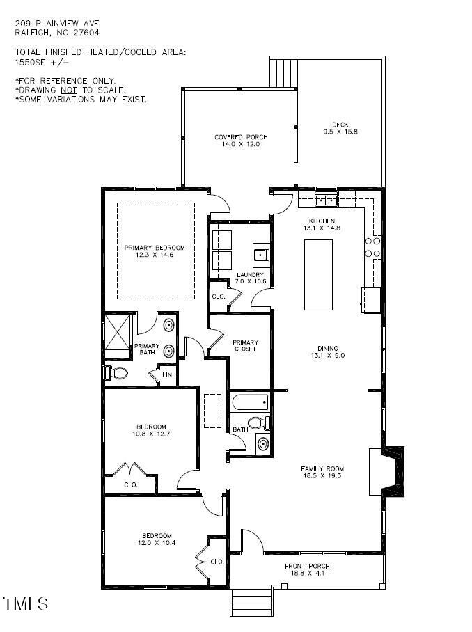 209 Plainview Avenue Raleigh, NC 27604 - Photo 26 of 31 Interior Layout