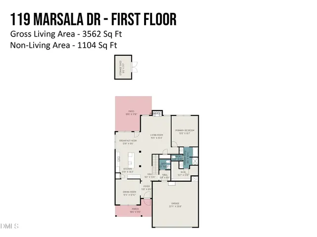 $465,000 | 119 Marsala Drive, Princeton, NC 27569