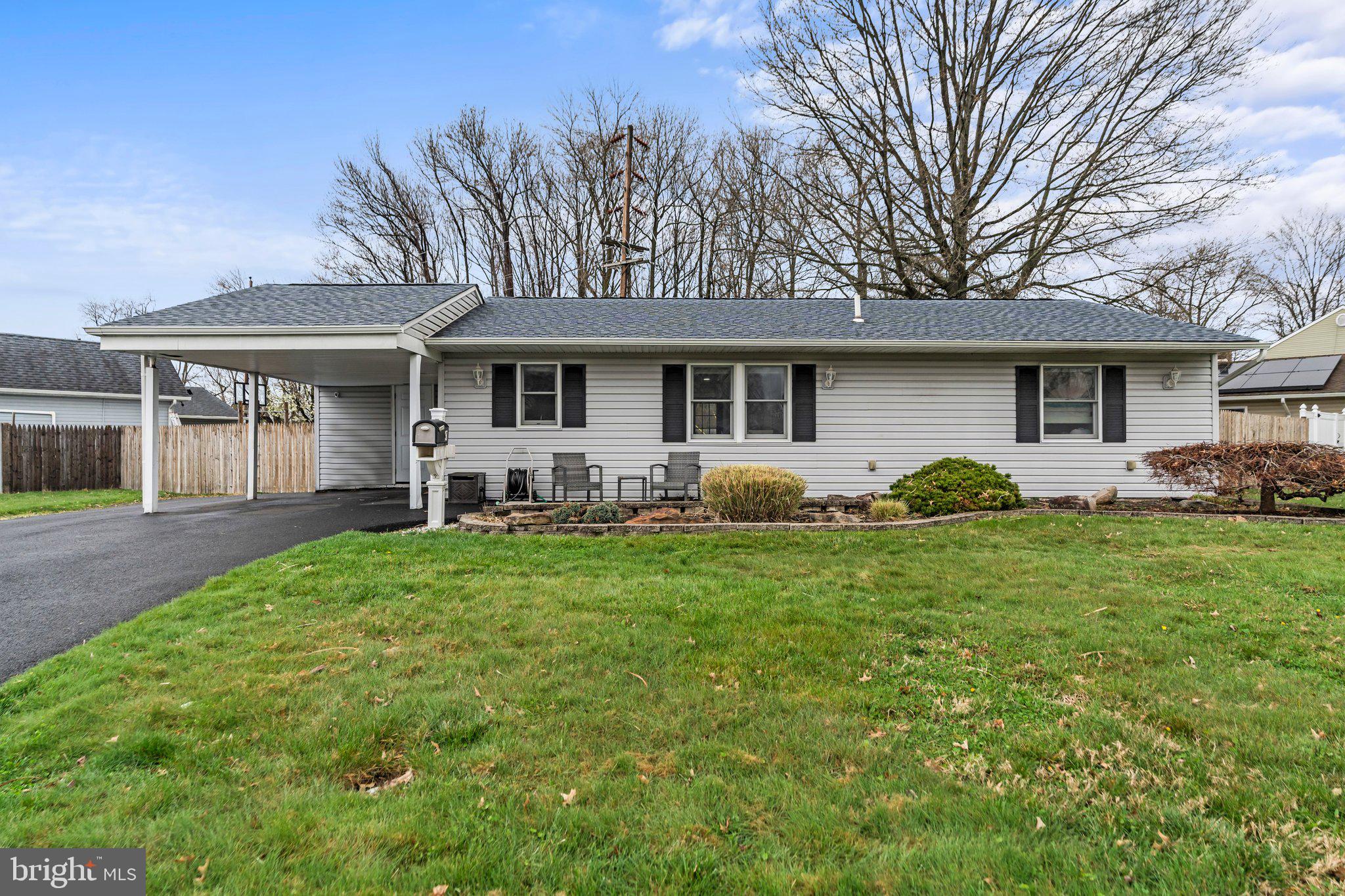 91 Border Rock Road Levittown, PA 19057 - Photo 2 of 20 Exterior Front with Newer Paved Driveway