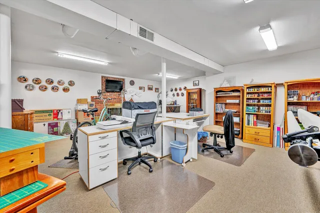 a car parked in front of a building