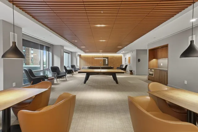 a room with table tennis table