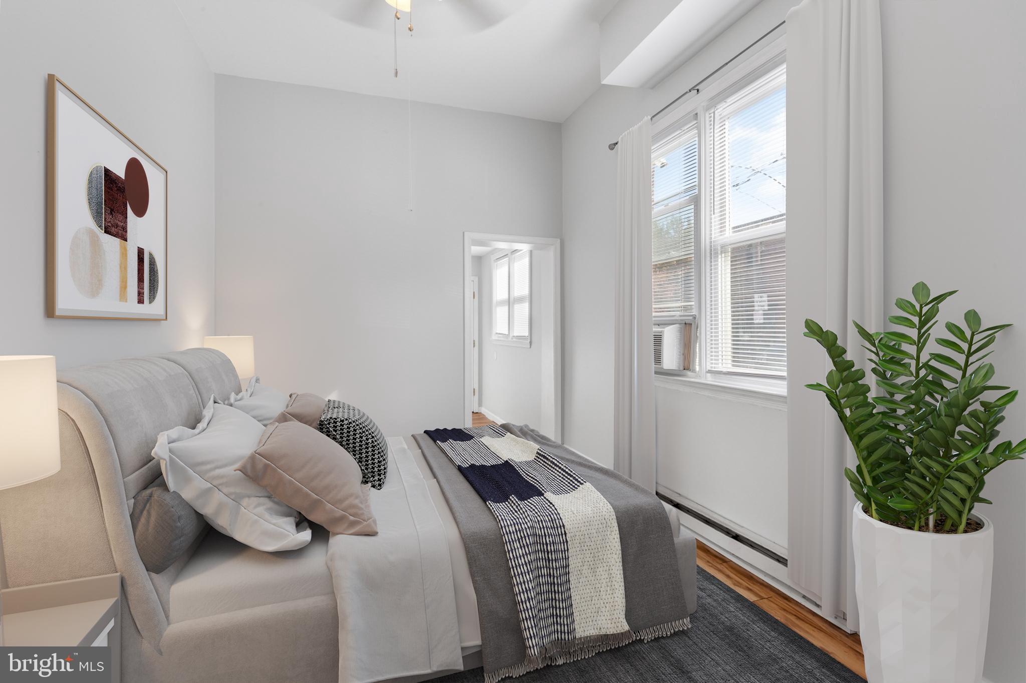 2641 East Madison Street Philadelphia, PA 19134 - Photo 10 of 17 1st Floor Unit: Bedroom (Virtually Staged)