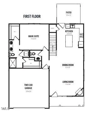 a view of a house with a yard and sitting area