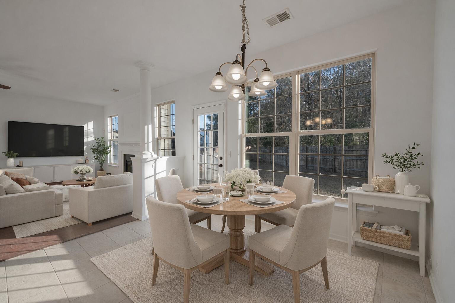 159 Cypress Forest Drive Moncks Corner, SC 29461 - Photo 15 of 52 VirtuallyStageBreakfastNookandLivingRoom