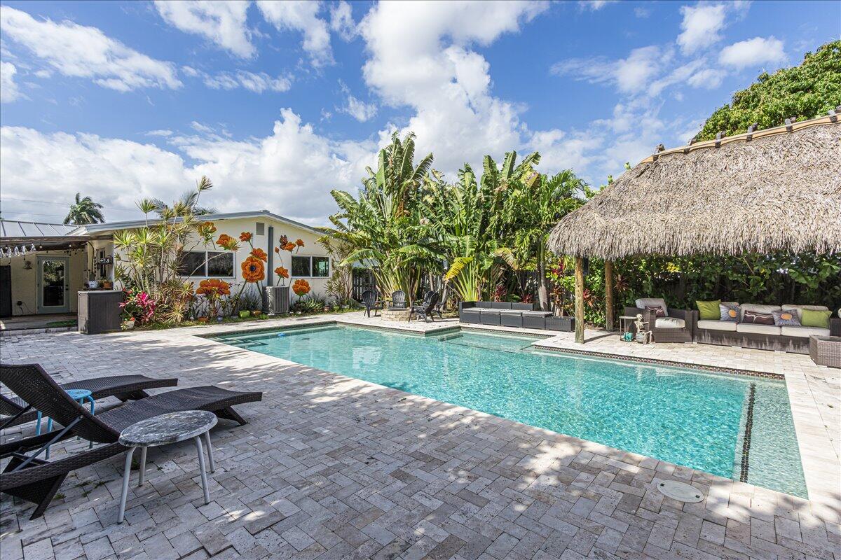 411 Southwest 1st Street Boca Raton, FL 33432 - Photo 19 of 47 Pool/Tiki