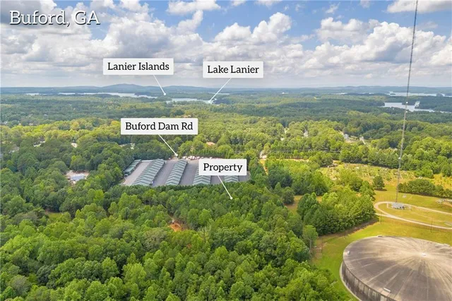 a view of a backyard with a patio
