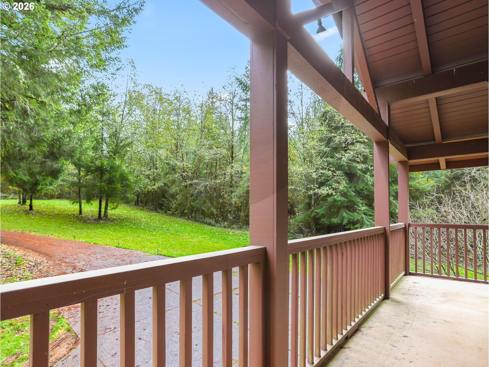 45990 Southeast Jadrny Road Sandy, OR 97055 - Photo 42 of 47 a view of a backyard with a garden