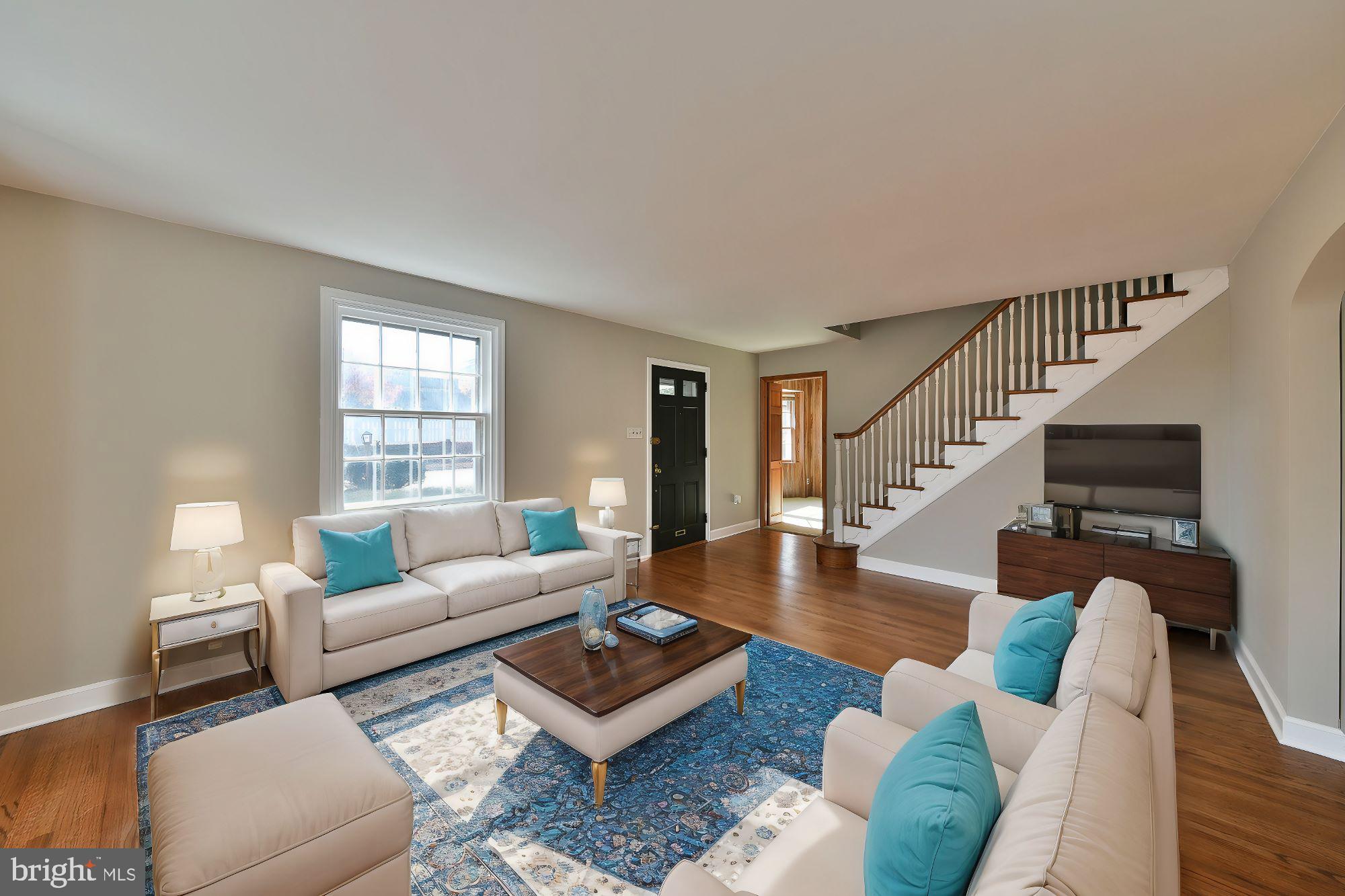 103 Dewey Road Cheltenham, PA 19012 - Photo 11 of 27 Living-Room-Refinished-Hardwood-Floors