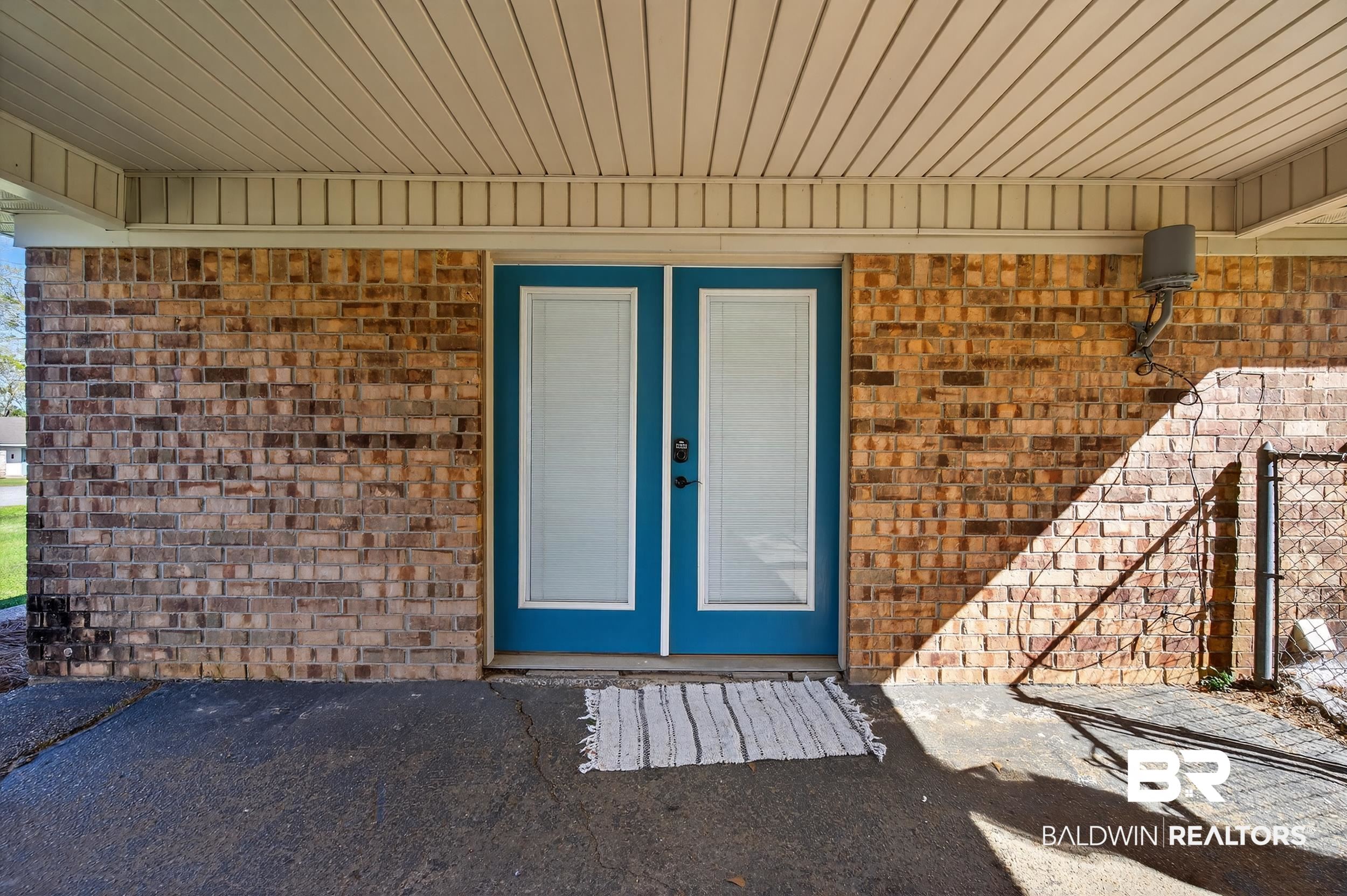 46006 Pecan Lane Bay Minette, AL 36507 - Photo 8 of 40 Property entrance with brick siding and french doors