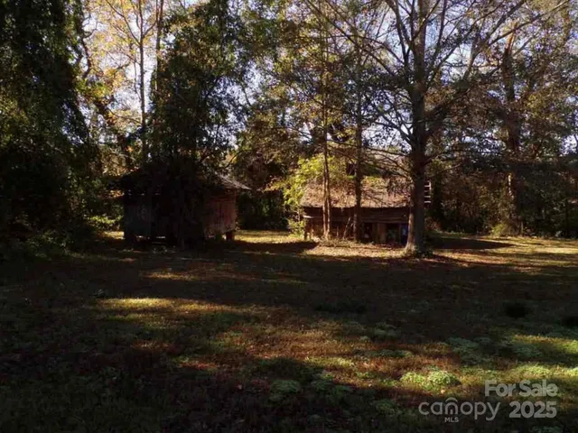 a view of yard with green space