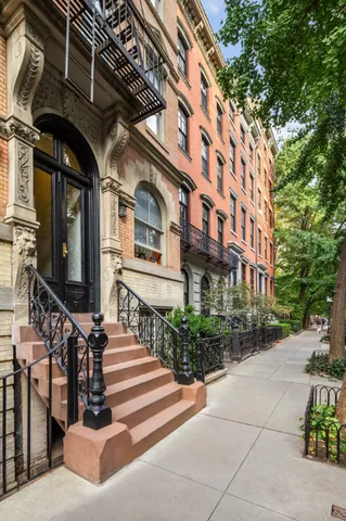 a view of a building with a street