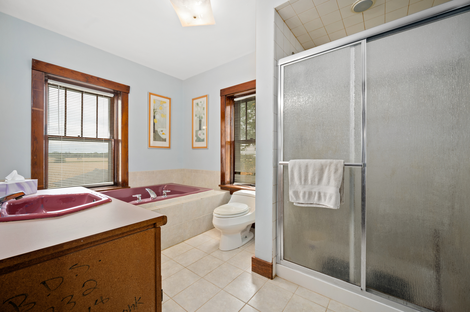 15346 Quigley Road Sycamore, IL 60178 - Photo 34 of 42 a bathroom with a sink toilet and shower