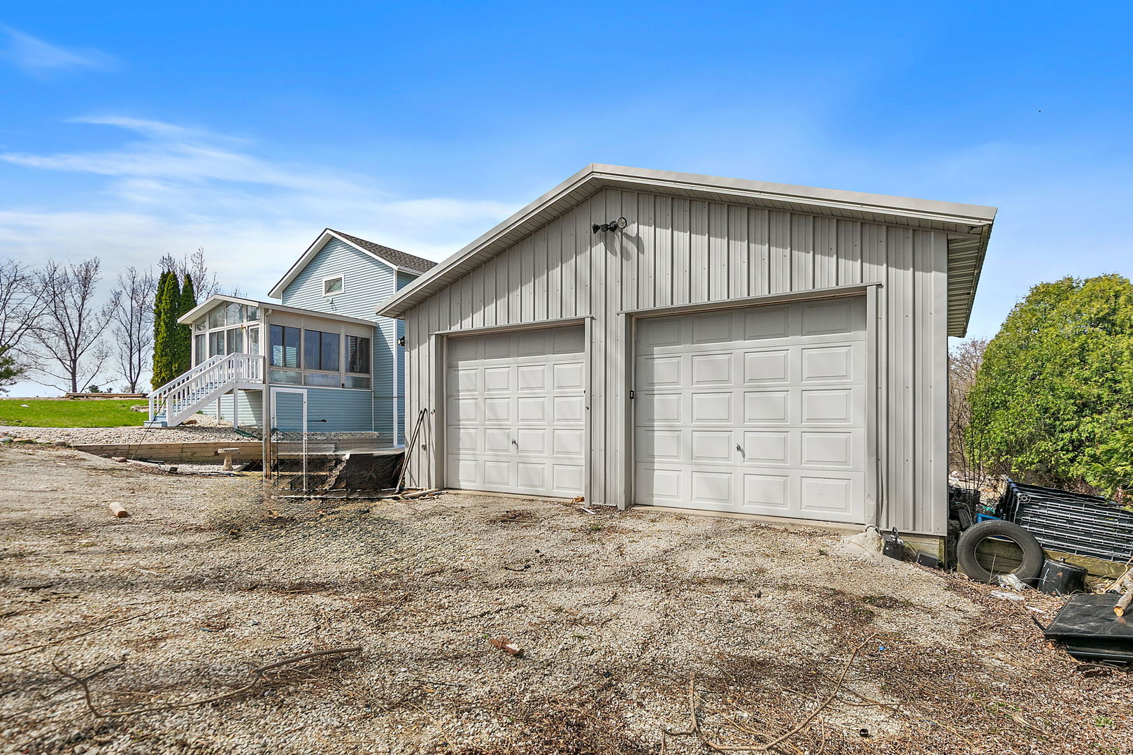 9602 Wright Road Harvard, IL 60033 - Photo 19 of 26 a view of house with backyard and trees in the background