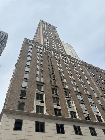 a front view of a building