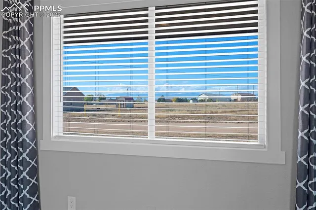 a view of a window and a balcony