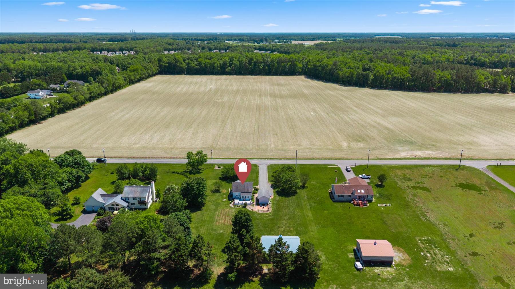 28939 Stockley Road Milton, DE 19968 - Photo 53 of 66 Aerial View of Home