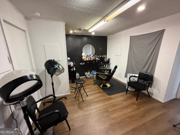 a room with furniture and a window