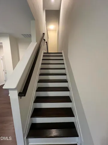 an empty room with an entryway