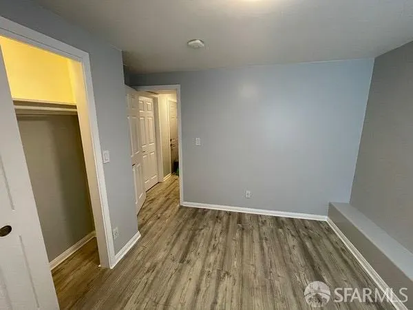 a view of wooden floor