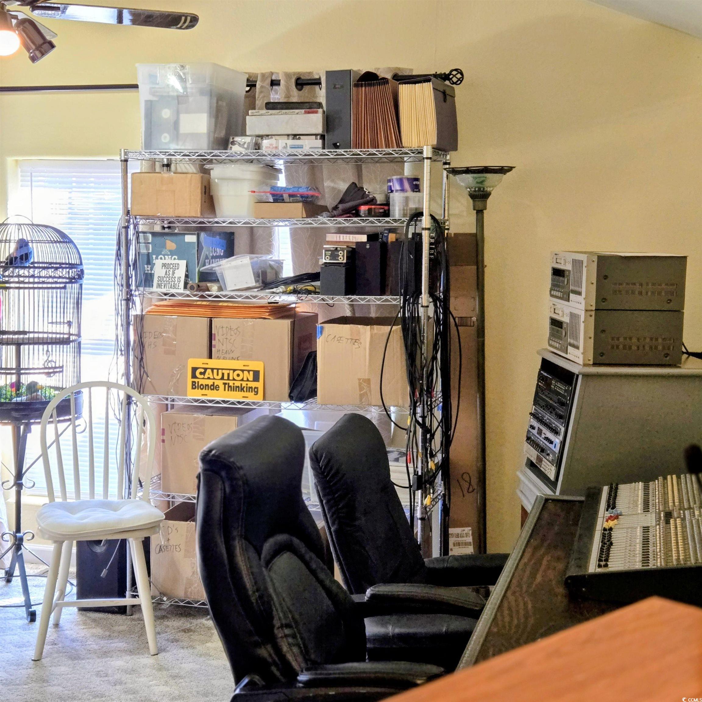 2410 Hunters Trail Myrtle Beach, SC 29588 - Photo 34 of 35 Storage room featuring a ceiling fan