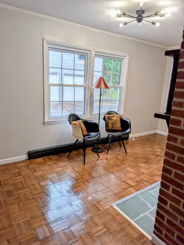 a view of an empty room