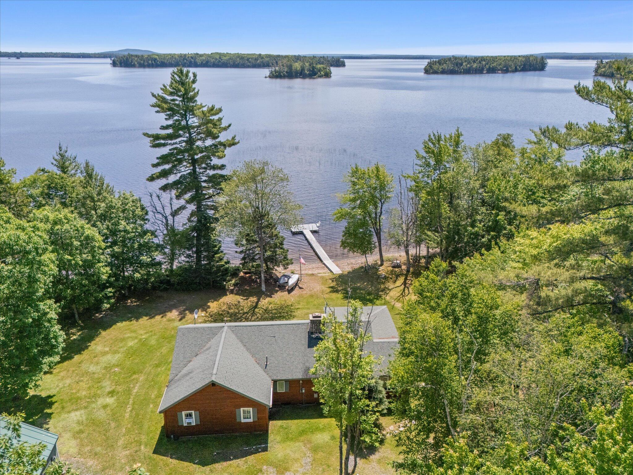 180 Smith Road Princeton, ME 04668 - Photo 45 of 51 Aerial overview...